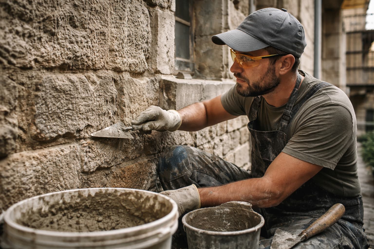 Restauration façade ancienne