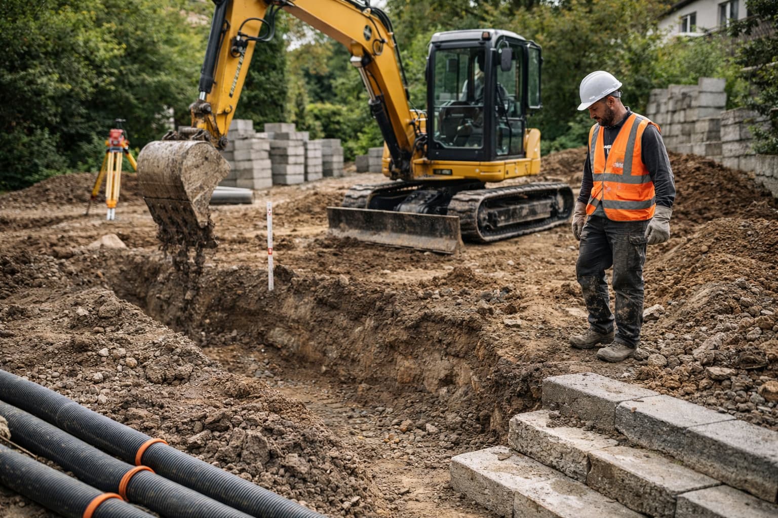 Terrassement et fouilles